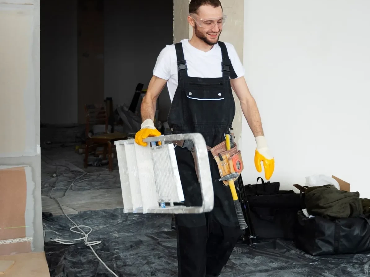 Schoonmaak na verbouwing Vlaanderen